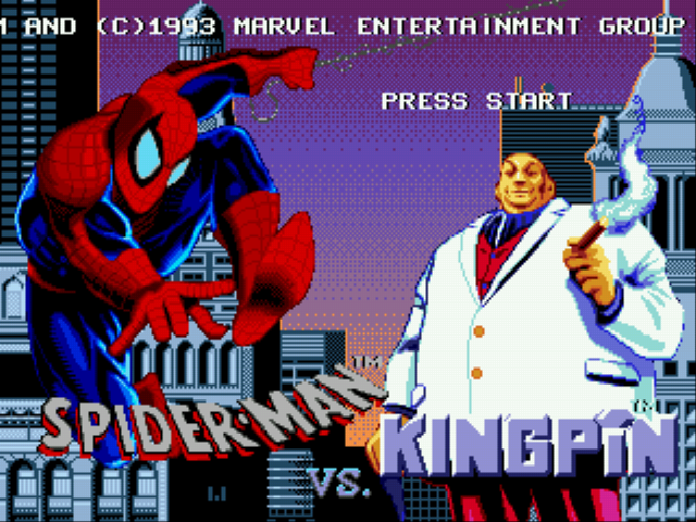 The Amazing Spider-Man vs. The Kingpin Title Screen